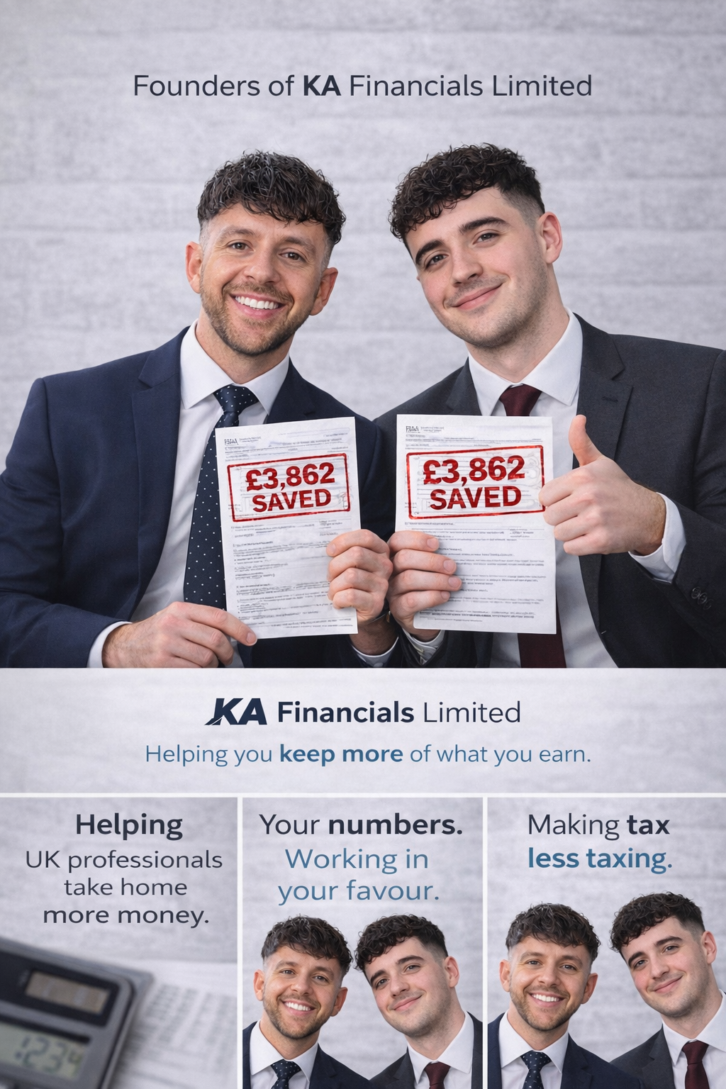 Jamie Hilton and David Gilmour — Directors, KA Financials Limited